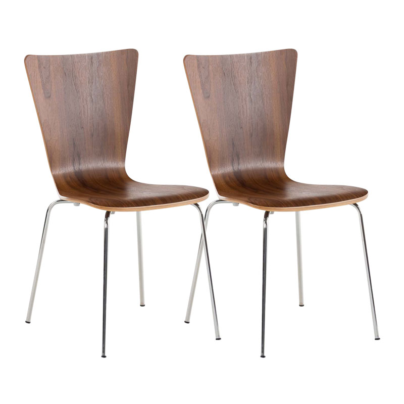 Lot de 2 chaises visiteur Aaron