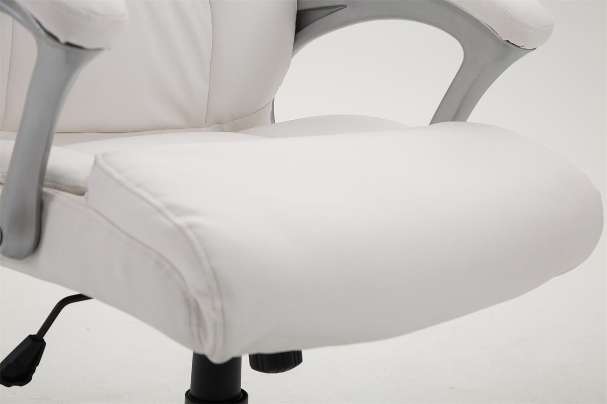 Fauteuil de bureau XL Texas V2 Similicuir Blanc