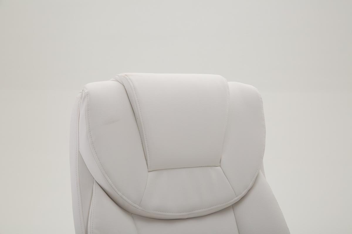 Fauteuil de bureau XL Texas V2 Similicuir Blanc