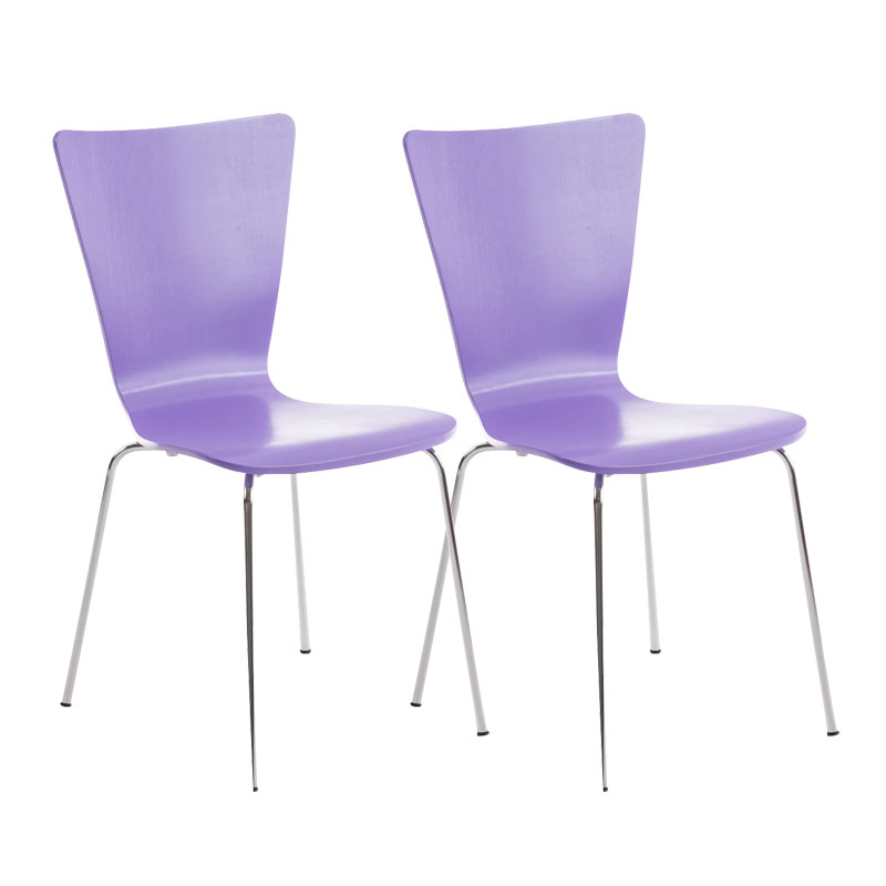 Lot de 2 chaises visiteur Aaron