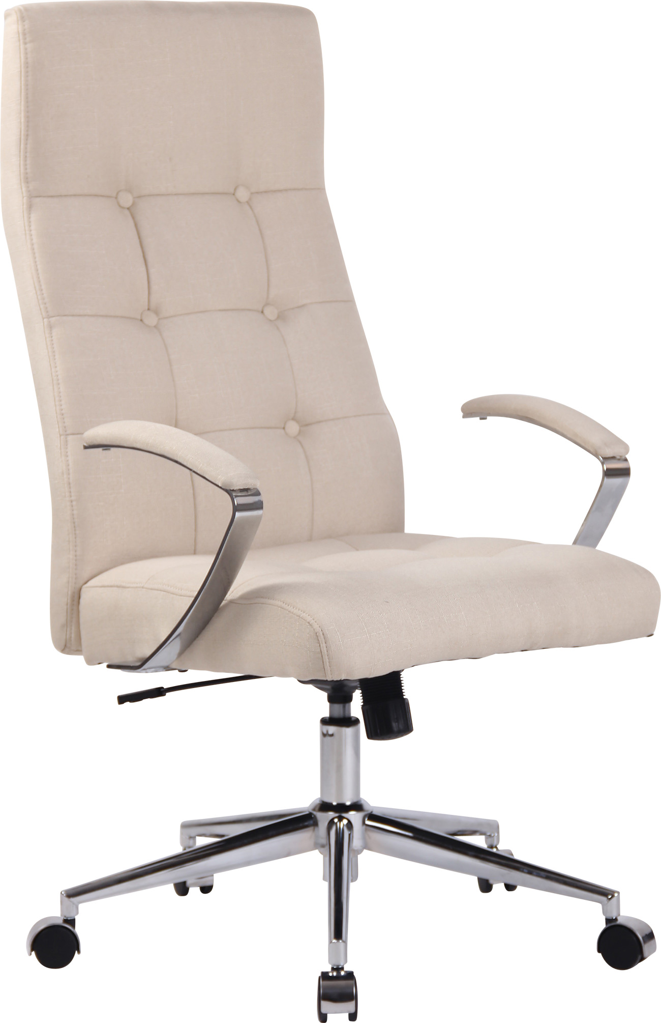 Fauteuil de bureau Fynn en tissu ou similicuir