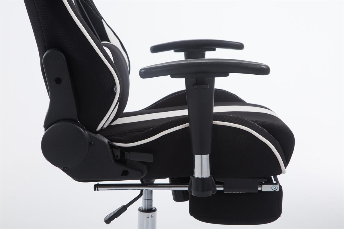 Fauteuil de Bureau Gaming Limit Tissu avec Coussins Amovibles Accoudoirs Ajustables