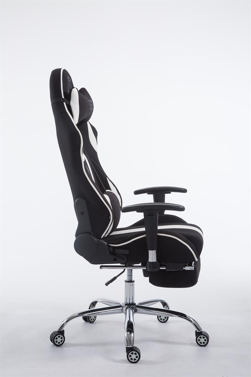 Fauteuil de Bureau Gaming Limit Tissu avec Coussins Amovibles Accoudoirs Ajustables