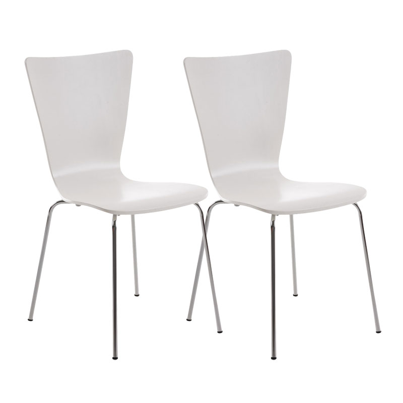 Lot de 2 chaises visiteur Aaron