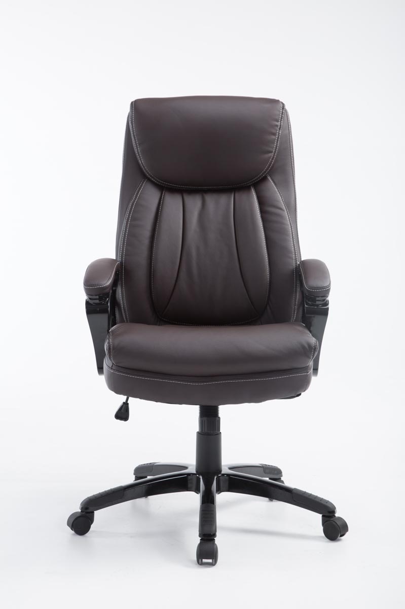 Fauteuil de bureau XL Platon en similicuir avec Hauteur réglable et pivotant