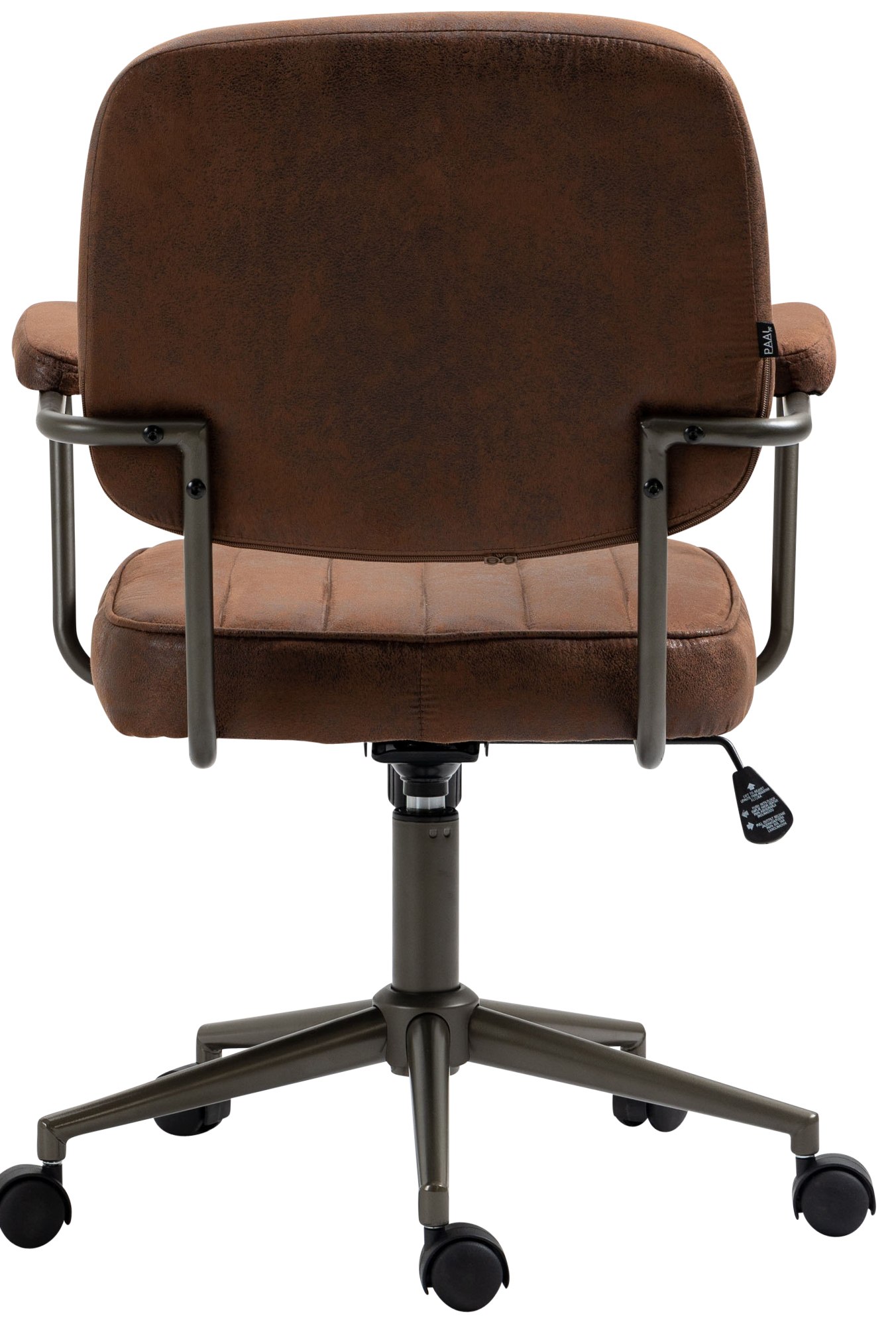 Fauteuil de bureau Retro Natrona en Similicuir ajustable et pivotant