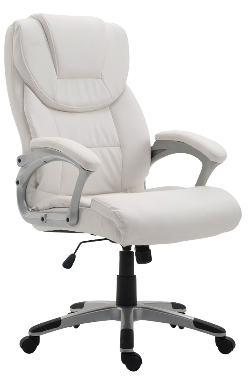 Fauteuil de bureau XL Texas V2 Similicuir Blanc