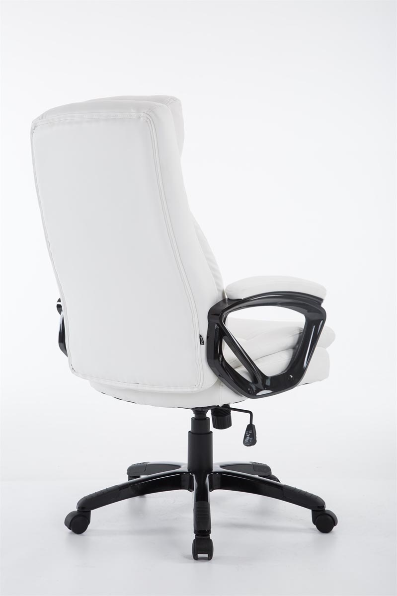 Fauteuil de bureau XL Platon en similicuir avec Hauteur réglable et pivotant