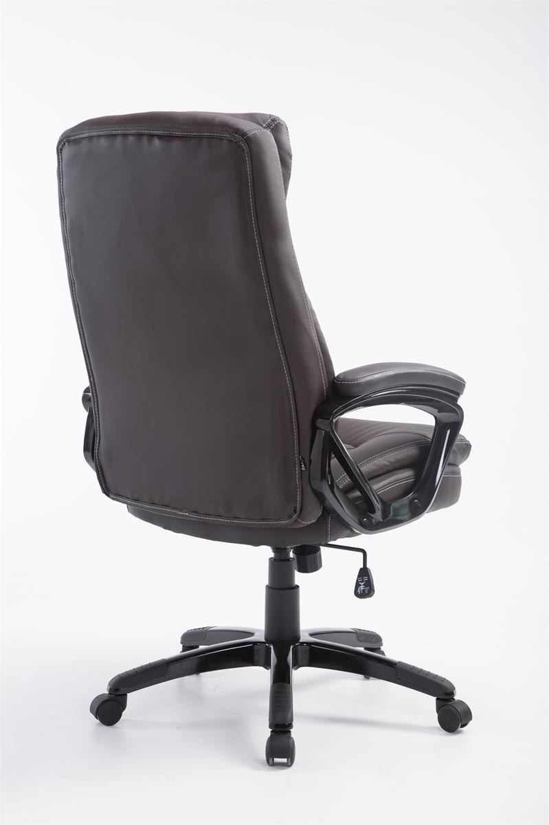 Fauteuil de bureau XL Platon en similicuir avec Hauteur réglable et pivotant